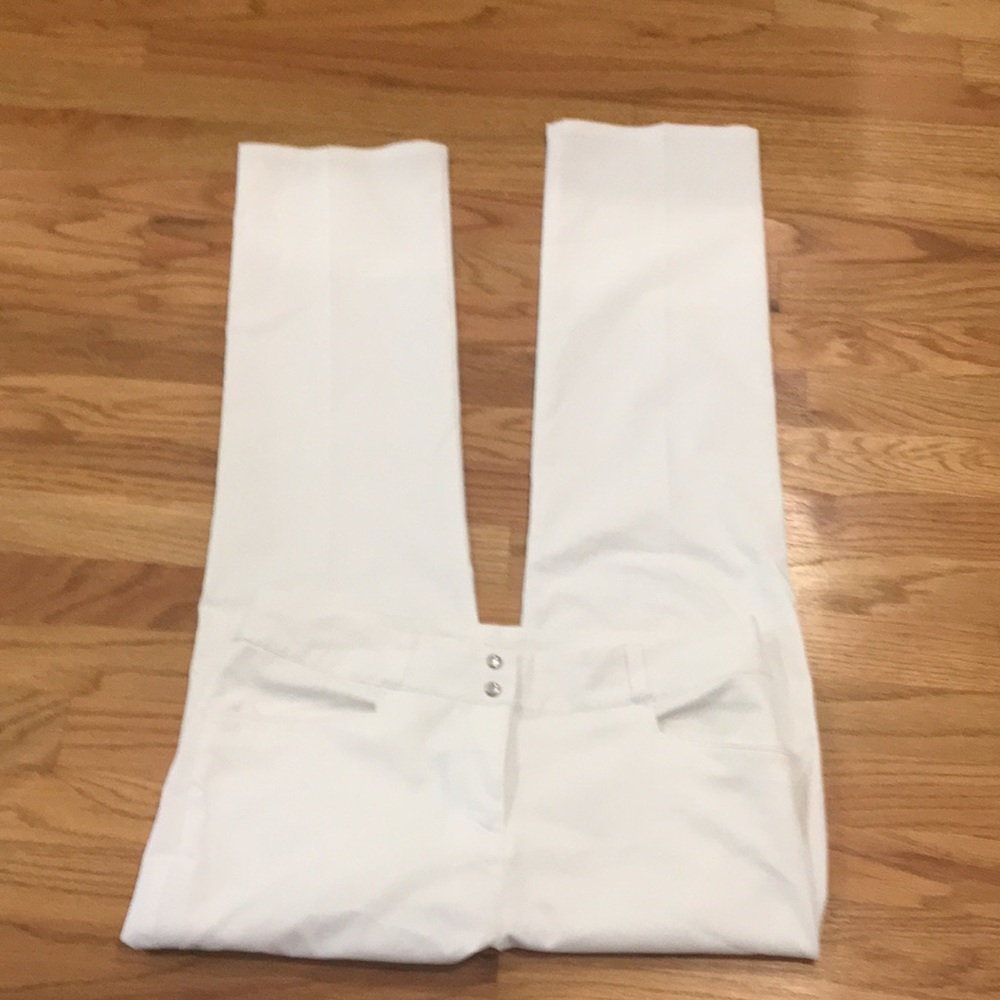 Adidas Women's White Straight Leg Pants